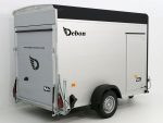 Debon Kofferanhänger Cargo  H:190cm 1,3t|Alu|Polybug|Tür|schwarz-Neu – Image 8