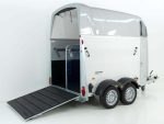 Humbaur Pferdeanhänger XANTHOS 2000|silber|Alu Boden-Neu – Image 2