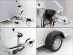 Debon Kofferanhänger Cargo  H:190cm 1,3t|Alu|Polybug|Tür|schwarz-Neu – Image 13