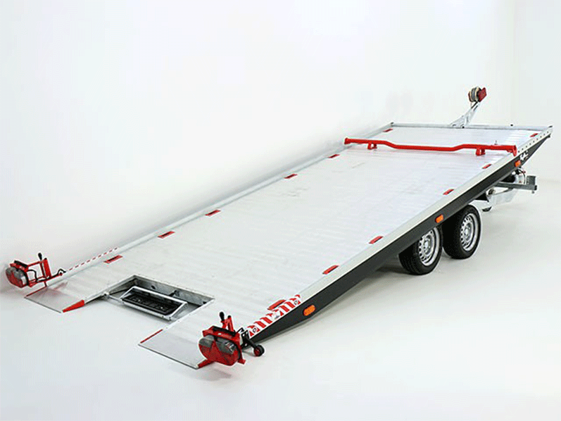vezeko autotrailer race master profi alu 209x550m 35t neu