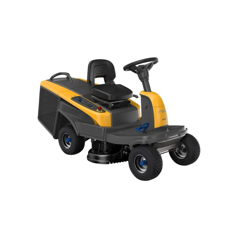 stiga akku rasentraktor swift 372e inkl 3x 5 ah ladegerat wechselakkusystem neu